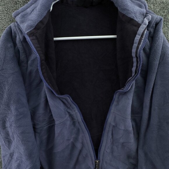 Patagonia Synchilla Women Purple Medium Fleece Full Zip Jacket Outdoors Pockets - Picture 14 of 15